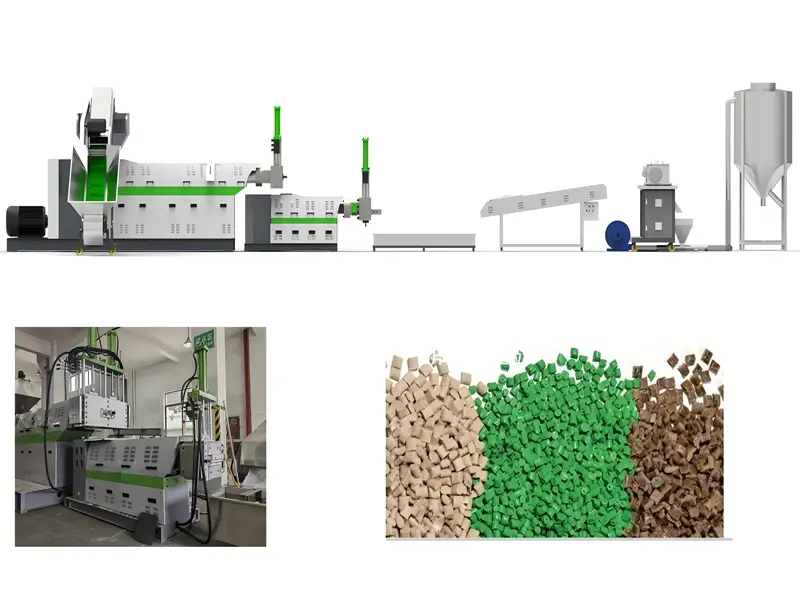 प्लास्टिक pelletizing मिसिन लागि अफ्रिकी आदेश