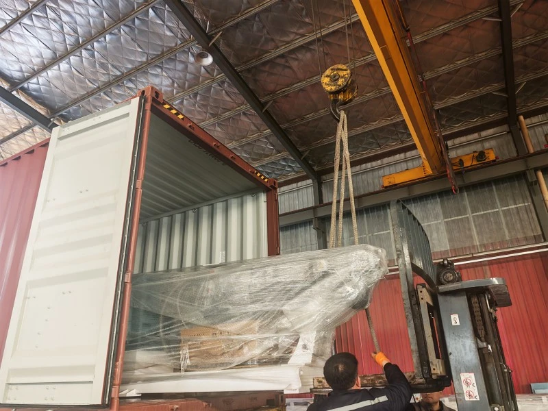 अल्जेरियामा PPR पाइप उत्पादन लाइन जहाज