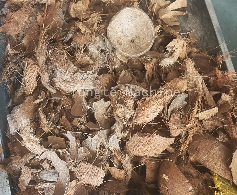 WPC डेकिंगमा नरिवलको खोल बनाउनको लागि परीक्षण