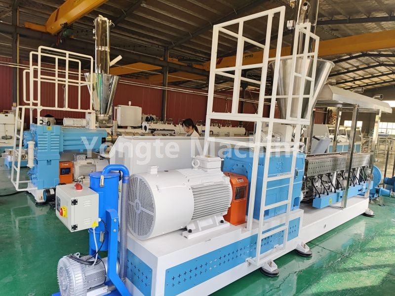 WPC Pelletizing मेसिनको लागि विघटन र विधानसभा समानान्तर डबल स्क्रू