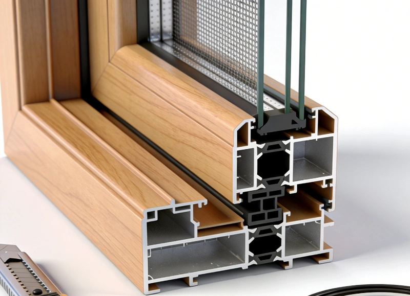 ABS विन्डो र डोर प्रोफाइल एक्सट्रुजन मेसिन