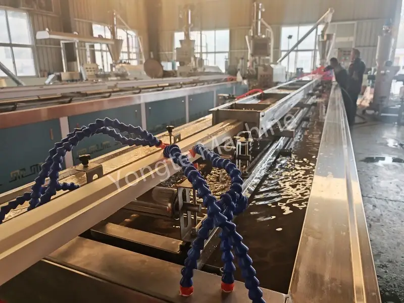 Yongte Solid WPC Door Jamb Making Machine Operating in India with Excellent Performance