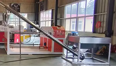 WPC door material Auto feeder